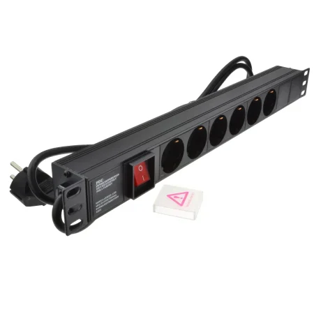 PDU EUR 8 WAY WITH 1P SWITCH
