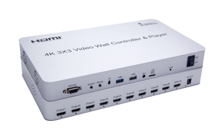 3X3 Video Wall Controller 4K - Media player