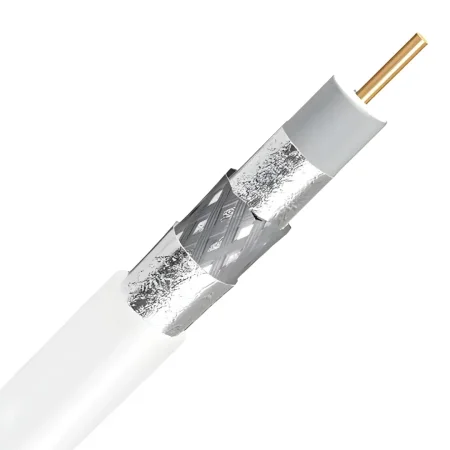 RG6 100M WHITE WITH JELLY